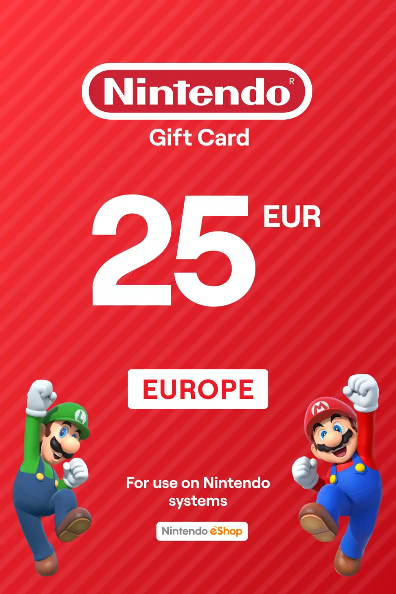 Nintendo eShop €25 EUR Gift Card (EU) - Digital Code.