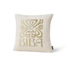 Biba Embroidered Cushion - Fløde logo