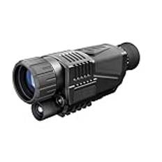 Mörkerglasögon Ponbos Multifunktionell Monoculars Telescope 200M Full Dark Infrared Digital Night Vision Camera for jakt Videoinspelning Överlägsen synlighet och klarhet