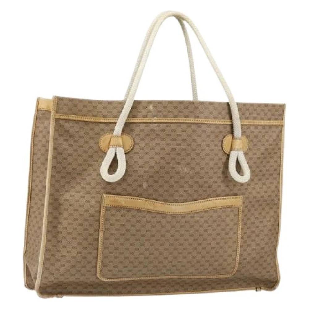 Gucci Vintage Pre-owned Plastic Tote Bag - Vintage - Dame - Beige - ONE SIZE -
