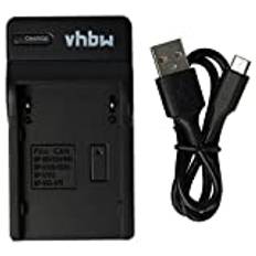 vhbw Micro USB laddare laddkabel lämplig för kamera Canon EOS C100, C300, C300 PL, C500, C500 PL