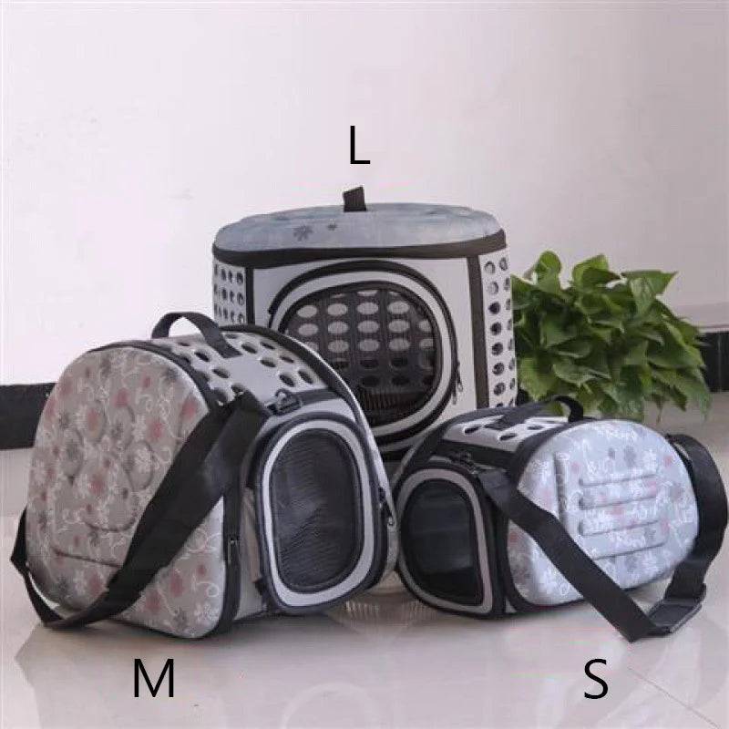 EVA Mesh Pet Carrier Sling Bag for Cats, Dogs & Rabbits - Grey / L-advise 4.0-7.5kg / SPC (L-advise 4.0-7.5kg)