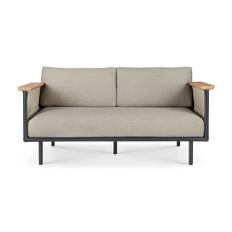 ETHNICRAFT - Corbey Udendørs Loungesofa, Black/Oyster