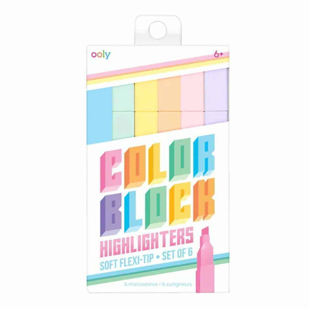 Ooly Highlighters Color Block - 6 Pak