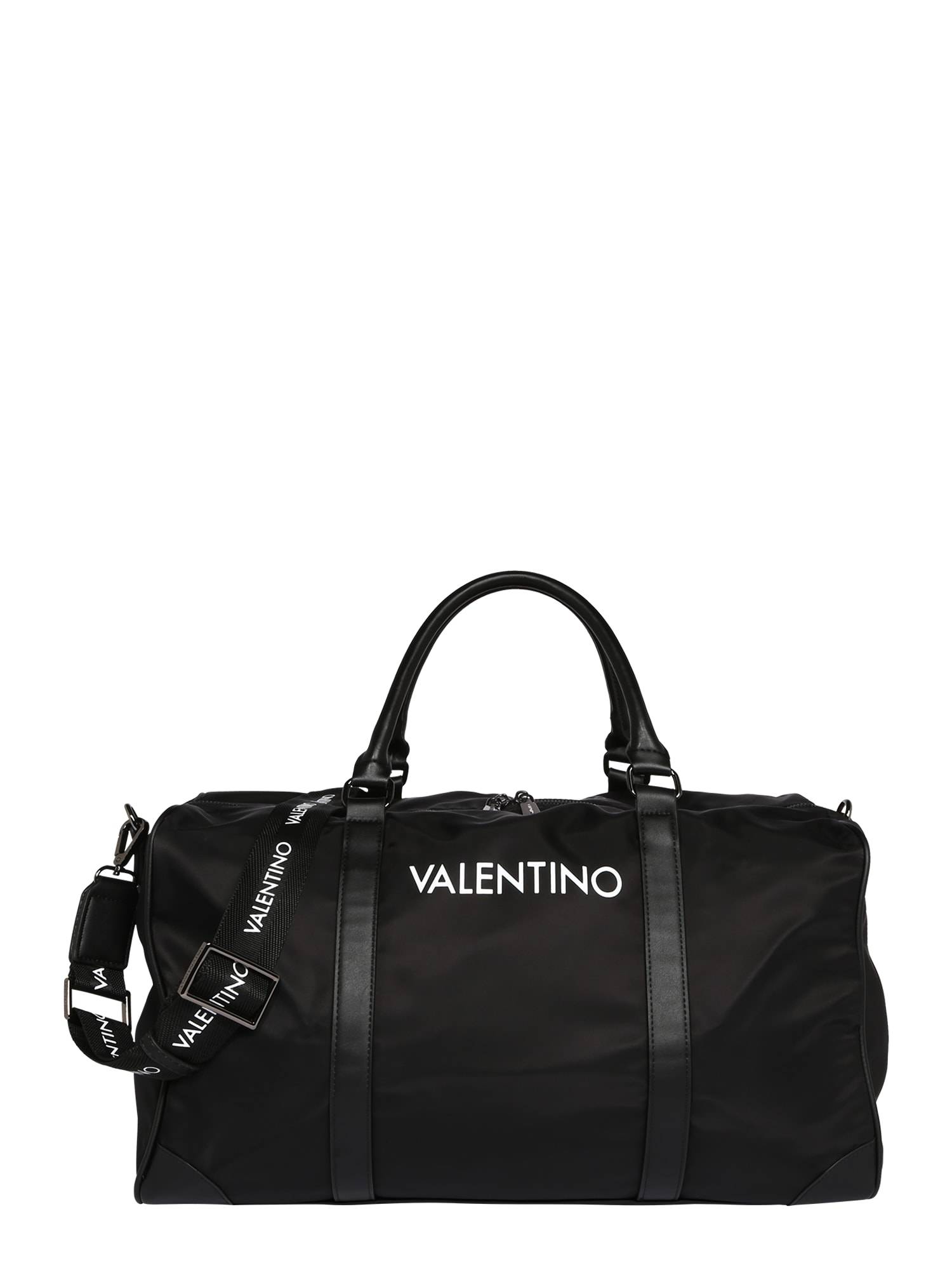 VALENTINO Weekendtaske 'Kylo'  sort / hvid