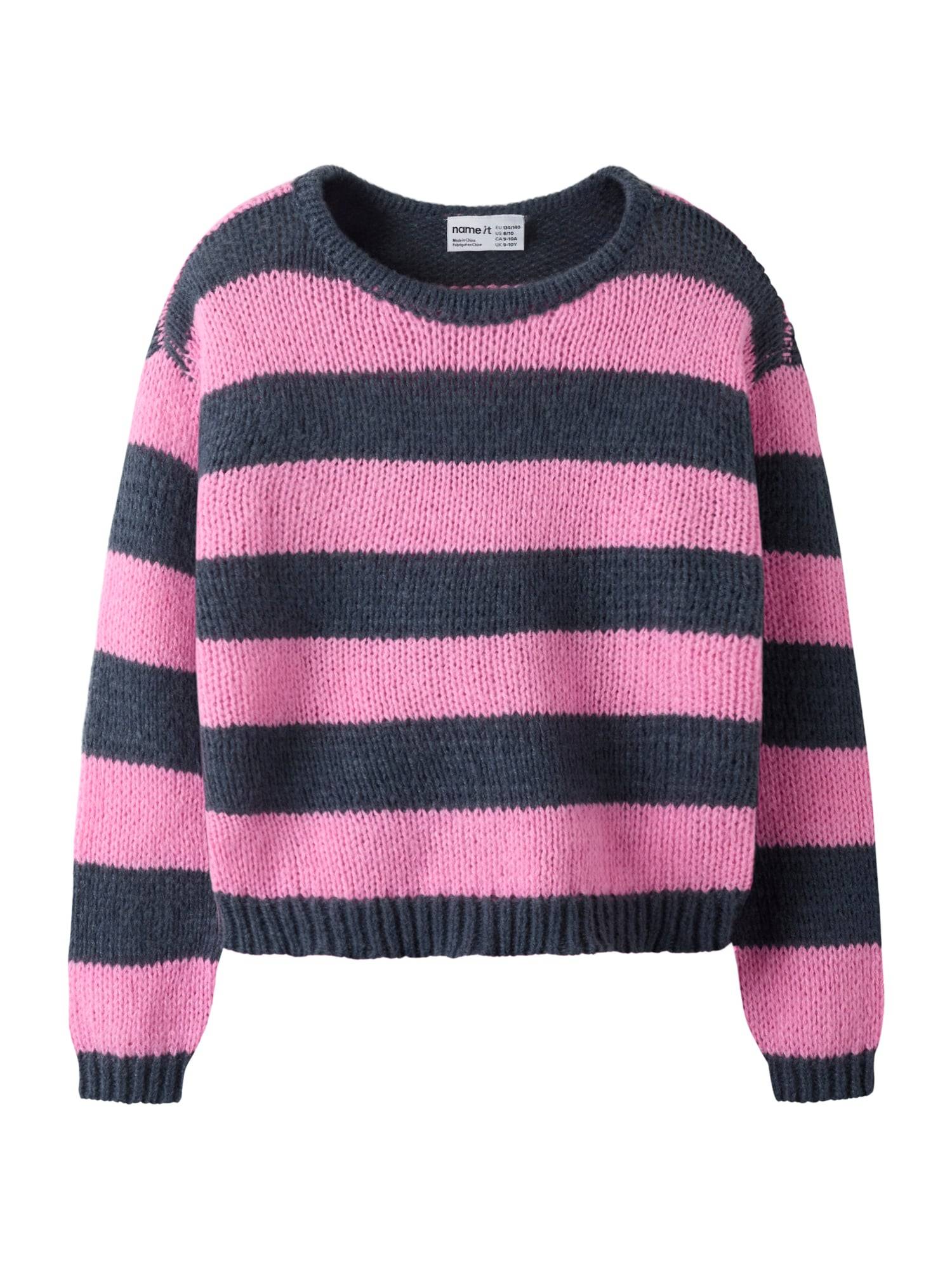 NAME IT Pullover 'NKFLELIA'  navy / pink