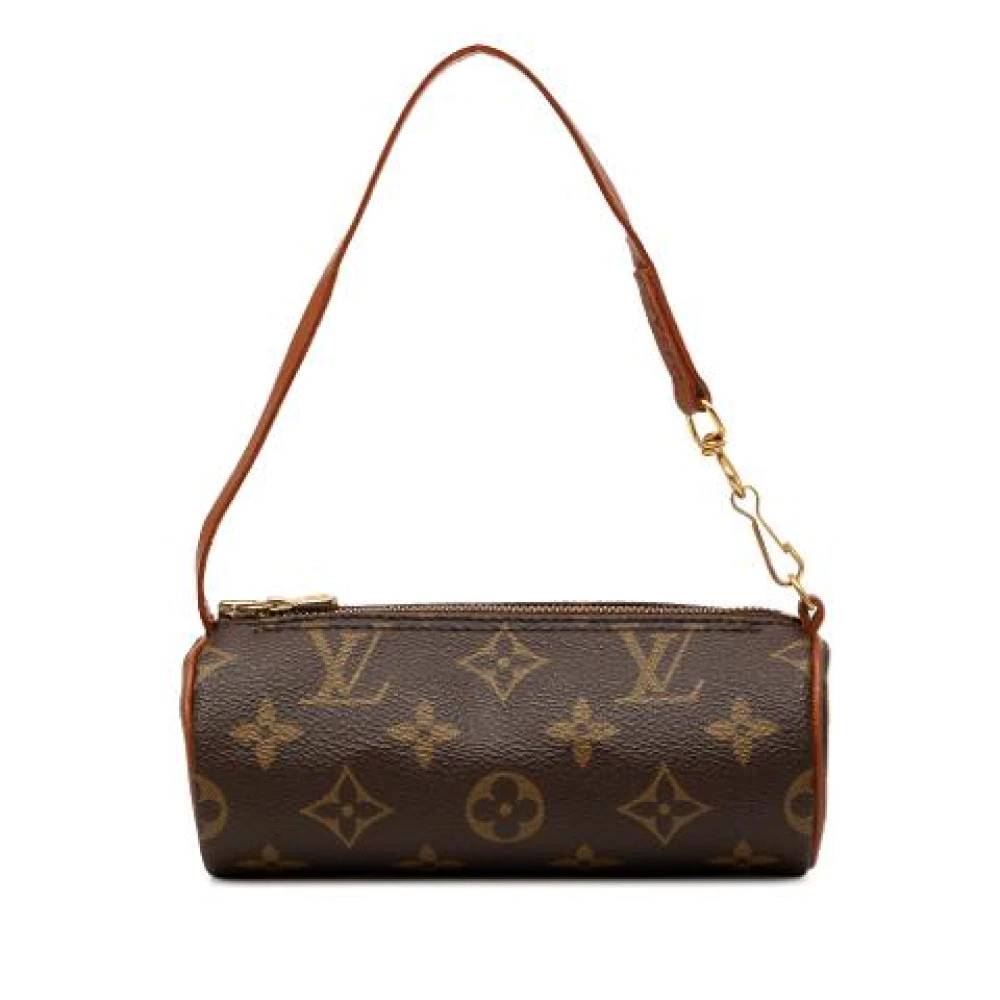 Louis Vuitton Vintage Pre-owned Papillon Pochette - Vintage - Dame - Brun - ONE SIZE - Læder