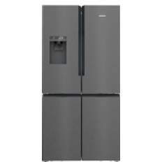 Siemens KF96DPXEA, iQ700, French-Door Kühl-Gefrierkombination, 183 x 90.5 cm, Gebürsteter schwarzer Stahl AntiFingerprint, EEK: E, mit 5 Jahren Garantie!
