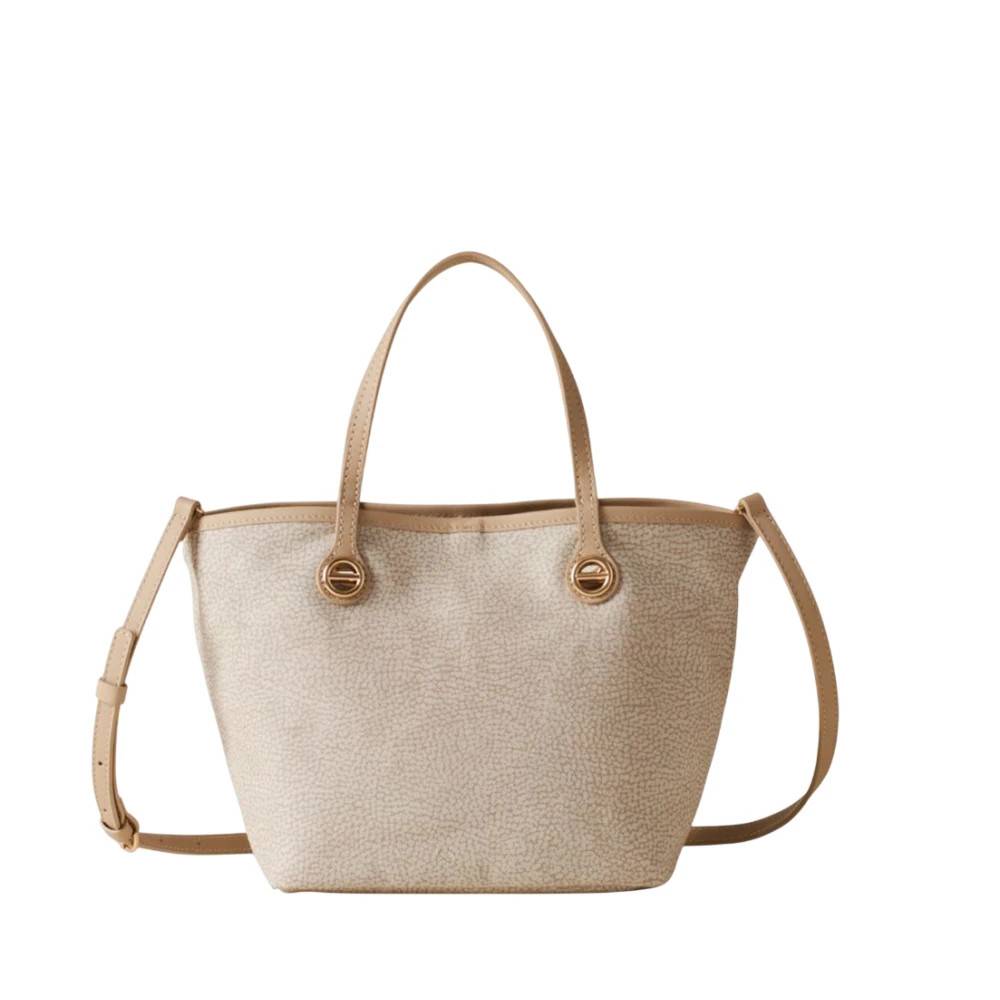 Borbonese Flight Håndtaske - Tasker - Dame - Beige - ONE SIZE - Uld