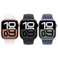 Apple Watch Series 10 4G 46mm Aluminium med Sport Band M/L
