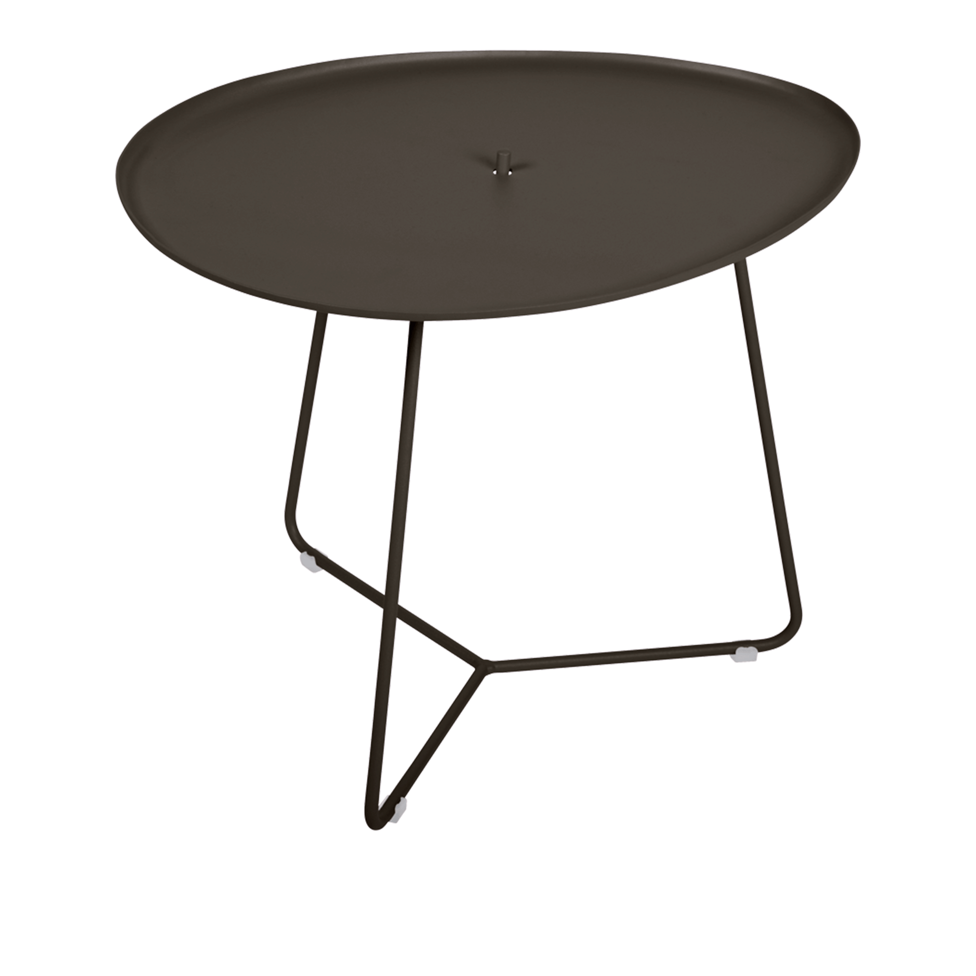 Fermob - Cocotte Low Table, Removable Table Top 55 X 44.5 Cm, Tonka - Udendørs små borde og sideborde