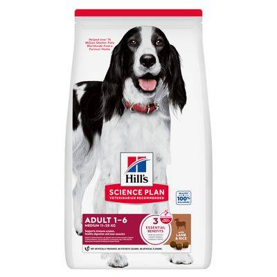 Hill's Science Plan Adult 1-6 Medium Lamb & Rice