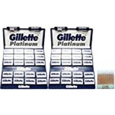 200 rakblad Gillette Platinum och 20 hemostatiska tändstift