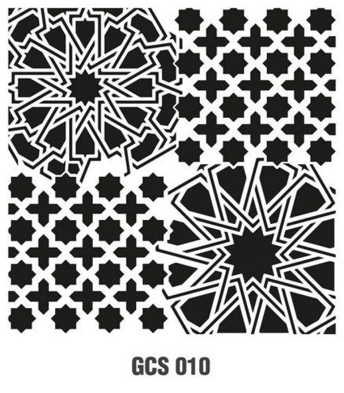 Cadence 25x25cm Mask Stencil - Grunge Ornament #10