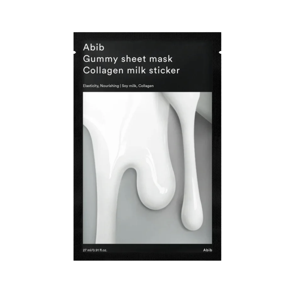 Gummy Sheet Mask Collagen Milk Sticker