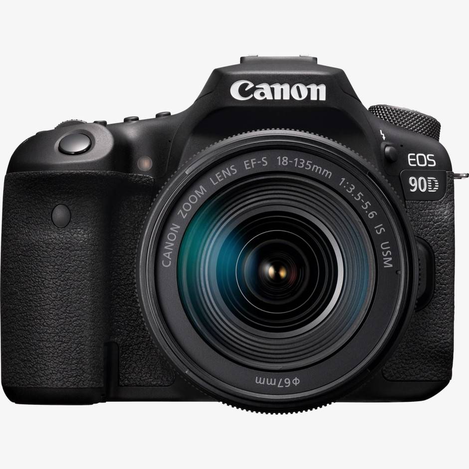 Canon EOS 90D-kamera + EF-S 18-135mm f/3.5-5.6 IS USM-objektiv