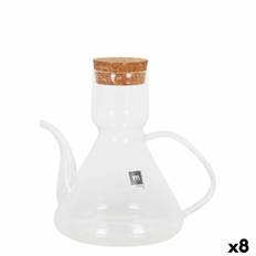Oljeflaska La Mediterránea Bell Transparent Silikon Borosilikatglas 500 ml (8 antal)