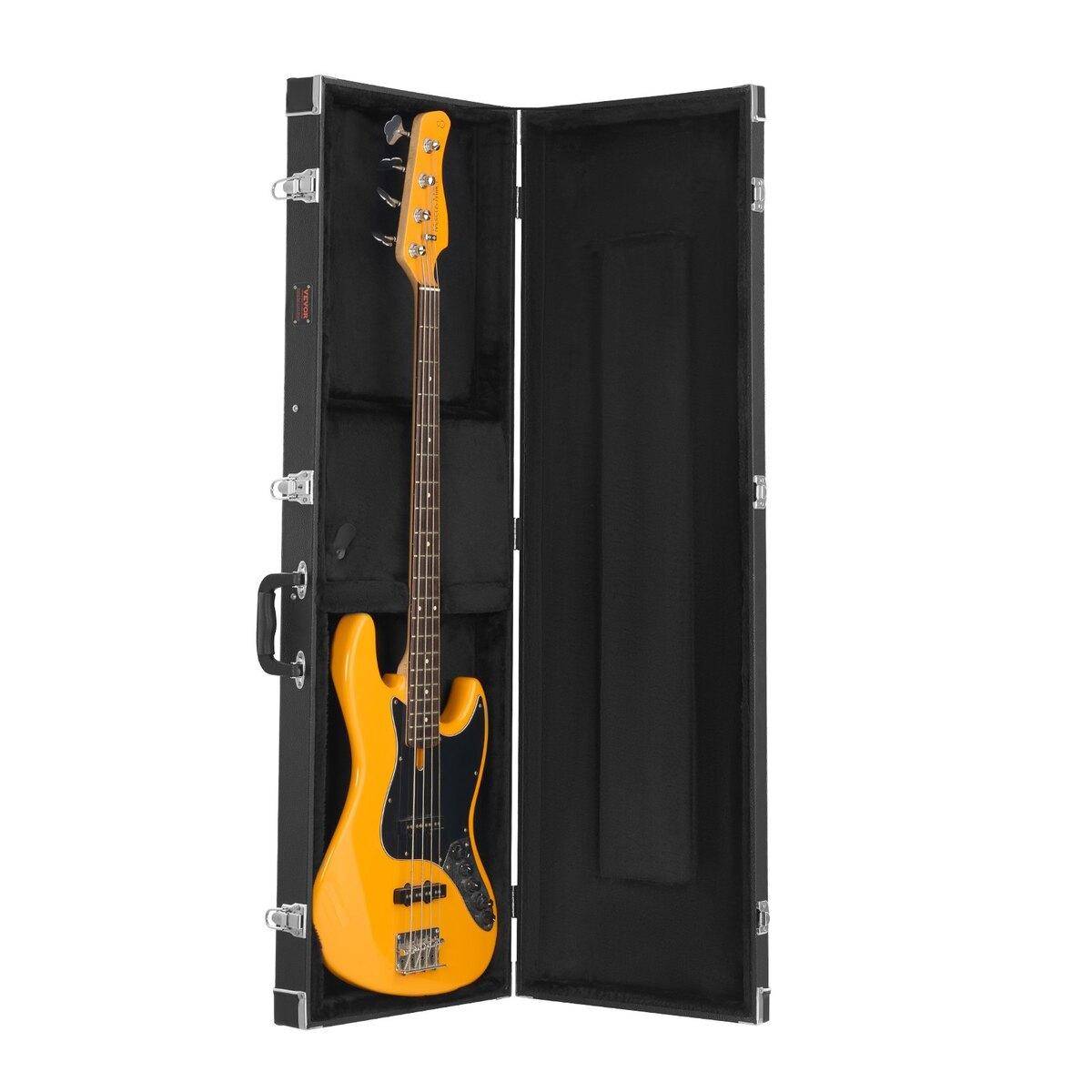Bass Guitar Hard Case 48.03in Waterproof With Lock And Key for Bass Guitar