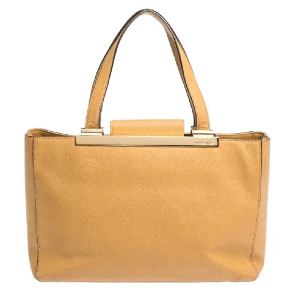 Michael Kors Pre-owned Pre-owned Laeder totes - Vintage - Dame - Brun - ONE SIZE - Uld