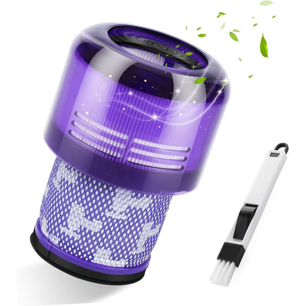 Filter kompatibelt med Dyson V11, vaskbart udskiftningsfilter, kompatibelt med Dyson V11, V15, SV14, SV17, SV22, Detect Absolute støvsuger,