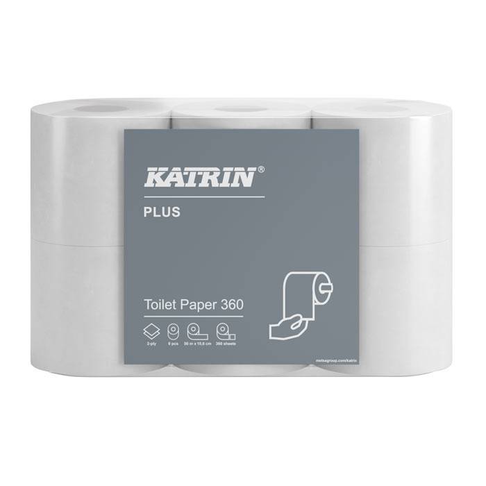 Toalettpapper Katrin Plus Toilet 360 42 rullar/bal