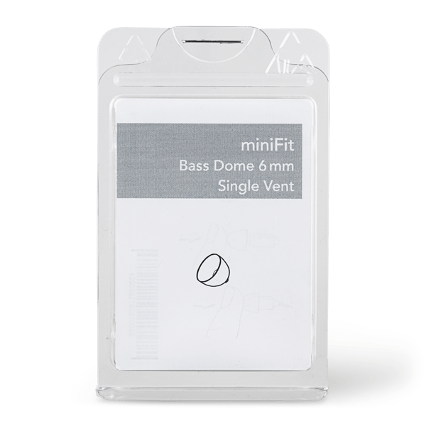 MiniFit Bass dome Single Vent - 10 mm
