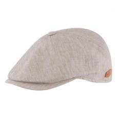 MJM Hats MJM Rebel Sixpence - Organic Cotton Light Beige, 58 (M) / Brun Beige / Sixpence
