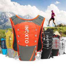 Nylon Hydration Pack 5L Hydration Backpack Lättviktsvattenpaket för löpning och vandring blå