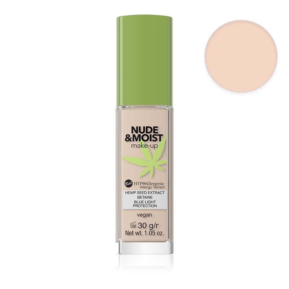 Nude & Moist Make-Up - 01 Light Beige