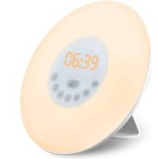 Hot Seller Digital Time Display Sunrise Simulation Wake Up Light Alarm Clock For Kids Adults Sleep Wake Up Light