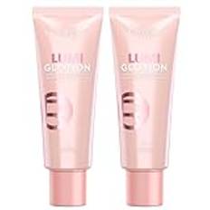 L'Oréal Paris Lumi Glotion Illuminating Liquid Limitation Ansikte och Kropp för Läder med Naturlig Ljusstyrka Nyans 901 Fair Glow - 2 flaskor 40 ml