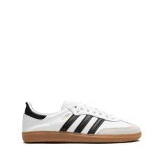 adidas - Samba Decon White/Black/Gum sneakers - unisex - gummi/läder/läder - 8 - Vit