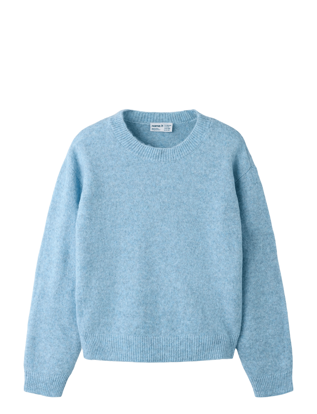name it Nkfolansa Ls Knit - Blue - 122-128