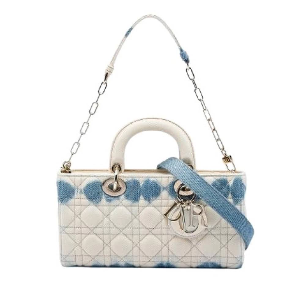 Dior Vintage - Pre-owned Quilted Denim Satchel Vintage - Dam - ONE Size - Denim