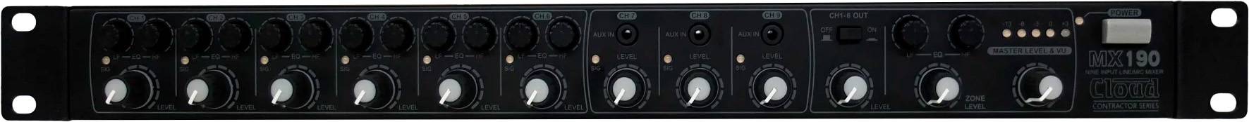 Cloud MX190 19"/1unit Rack Mixer