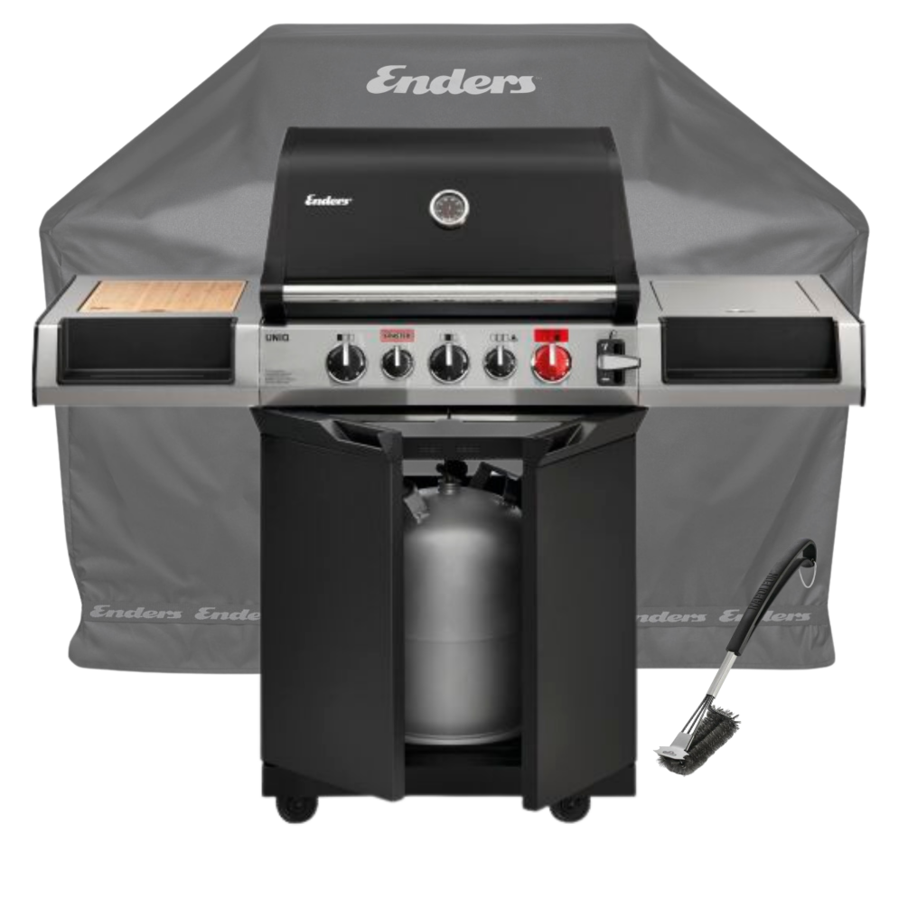 Enders Gasgrill Uniq 3 IK Cruster inkl. Abdeckhaube