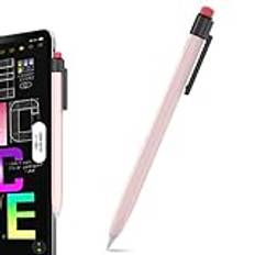 TRONWIN Klassiskt fodral för Apple Pencil 2. generationen silikonskal Apple Pencil pro halkskydd skyddsfodral kompatibelt med Apple Pencil 2. Generation för iPad Pro (rosa)