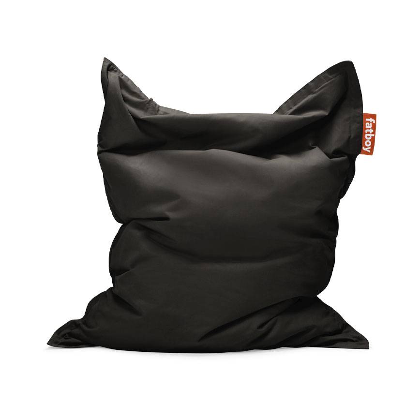 Fatboy sækkestol black licorice recycled canvas 140x180cm