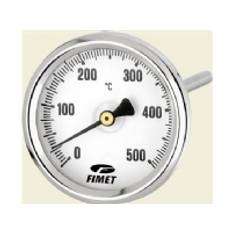 RØGGASTERMOMETER dn 63 . Ø51X150MM 0-500° C.