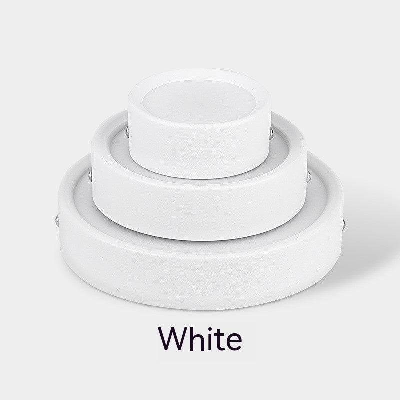 Punch Free Round Hole Lamp Hole Lamp - 25W White / White 6500K