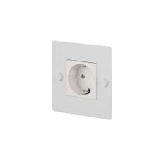 Buster + Punch - EU 1G Socket Schuko Type F White - Övriga tillbehör - Massimo Minale - Vit