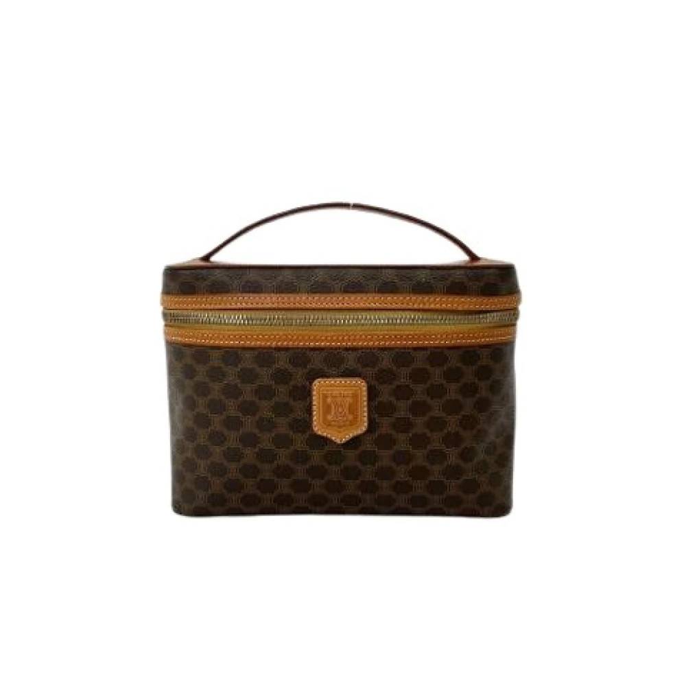 Celine Vintage Pre-owned Vintage Vanity Bag - Vintage - Dame - Brun - ONE SIZE - Læder