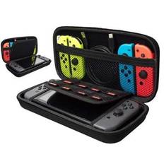 Hårdt etui til opbevaring, kompatibelt etui til Nintendo Switch, sort