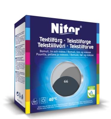 Textilfärg Fixor by Nitor Antracit 66