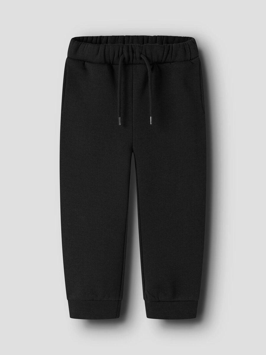 Normal Passform Sweatpants - Svart - 116