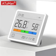 Xiaomi DUKA Atuman TH1 Temperatur Luftfuktighet Meter LCD Digital Termometer Hygrometer Sensor Mätstation Klocka Hem Ino