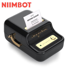 Niimbot Etikettmaskin – B21 Pro Uppgraderad Fotoprinter / Svart