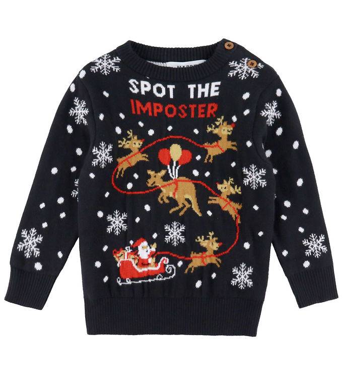 Jule-Sweaters Bluse - Strik - Imposter Christmas Sweaters - Jule-Sweater - 5-6 år (110-116) - Bluse