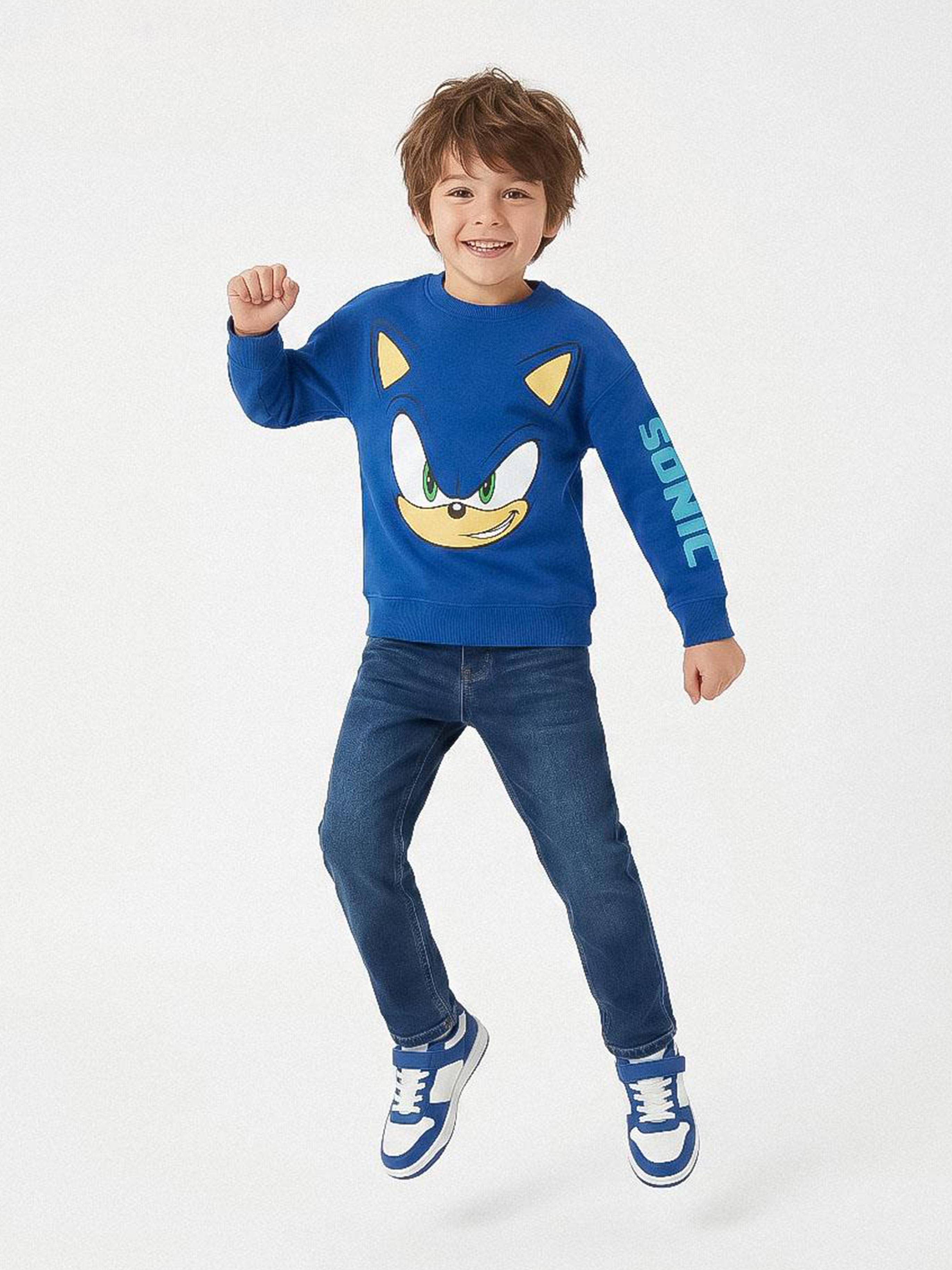 Sonic Trøje, Blå, 12 år