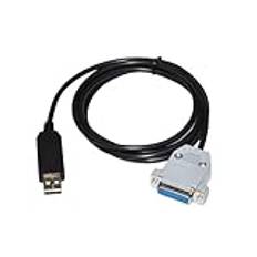 FTDI FT232RL USB TO D-SUB 15-PIN DB15 FEMALE ADAPTER RS485 SERIAL COMMUNICATION CABLE FOR SEVE~STAR MFC MFM CS SERIES TO PC HOST (Size : 1.8M, Color : Noir)